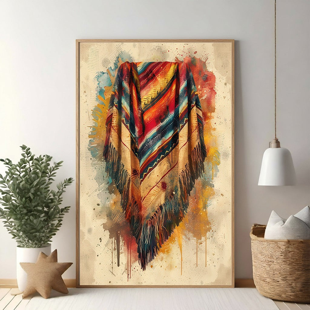 Bohemian Fringe Throw Blanket