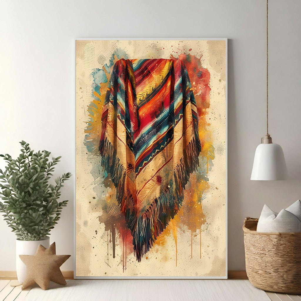 Bohemian Fringe Throw Blanket