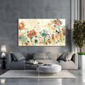 Whimsical Children's Garden Landscape Wall Art