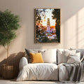 European Cityscape With Tower Wall Art