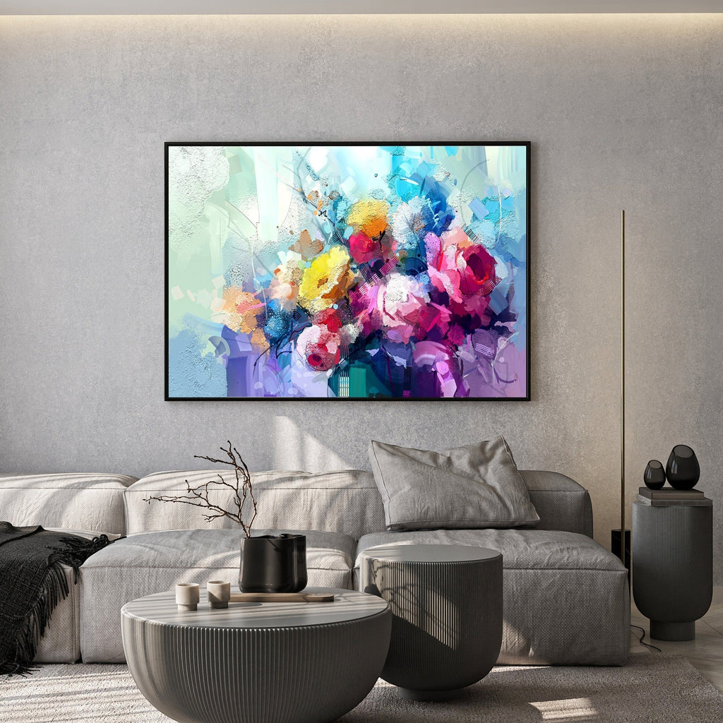 Vibrant Floral Impressionist Canvas Art