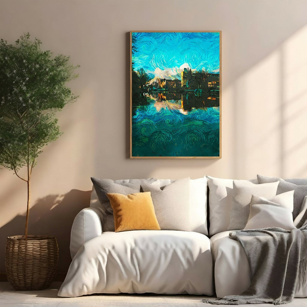 Impressionist Water Landscape Wall Art