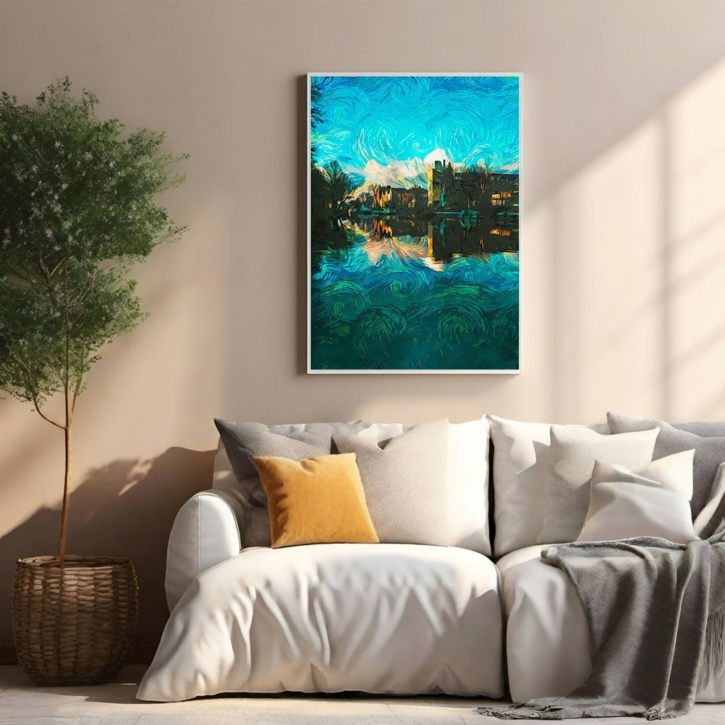 Impressionist Water Landscape Wall Art