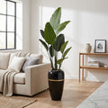 Large Bird of Paradise Artificial Plant in Fiberglass Pot