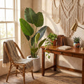 Large Bird of Paradise Artificial Plant in Fiberglass Pot