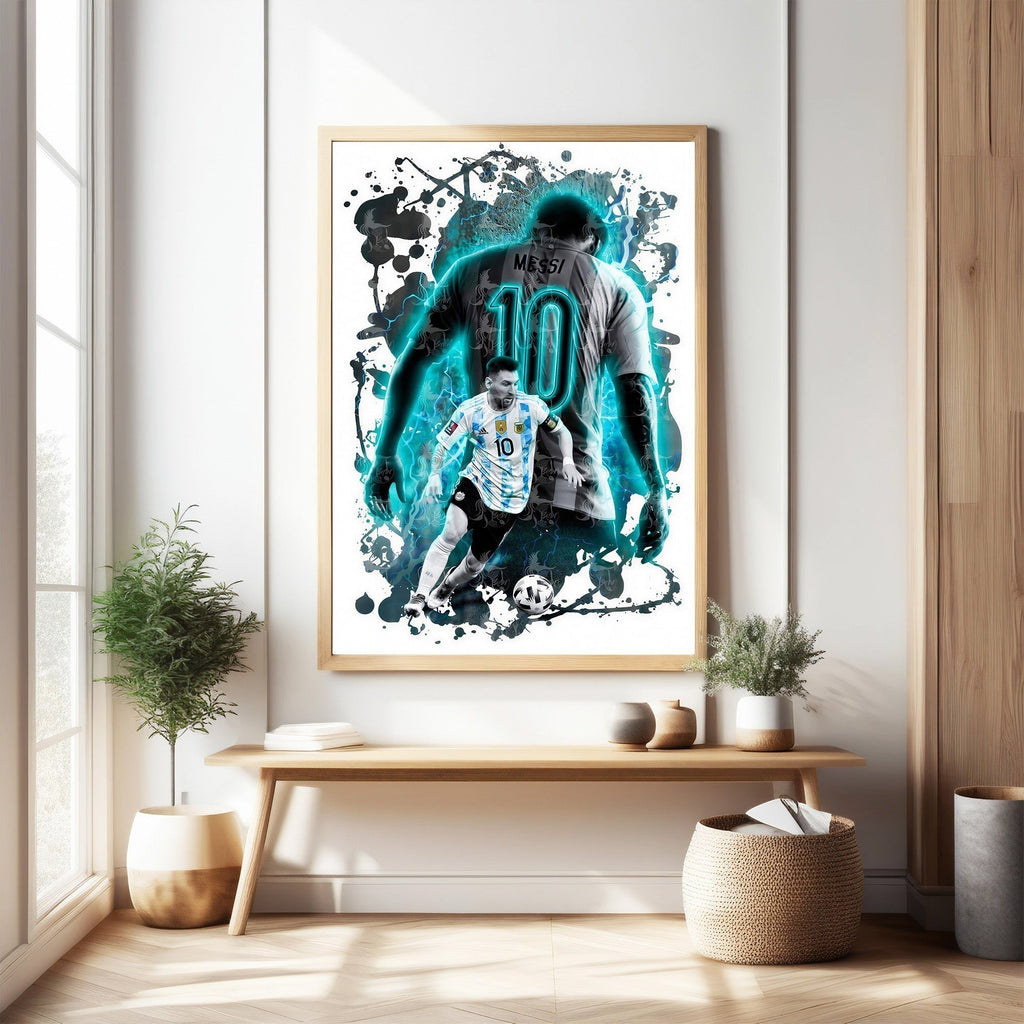 Dynamic Soccer Player Art Print