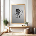 Soccer Legend Framed Wall Art