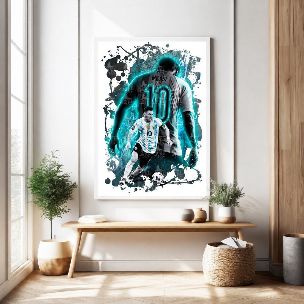 Dynamic Soccer Player Art Print
