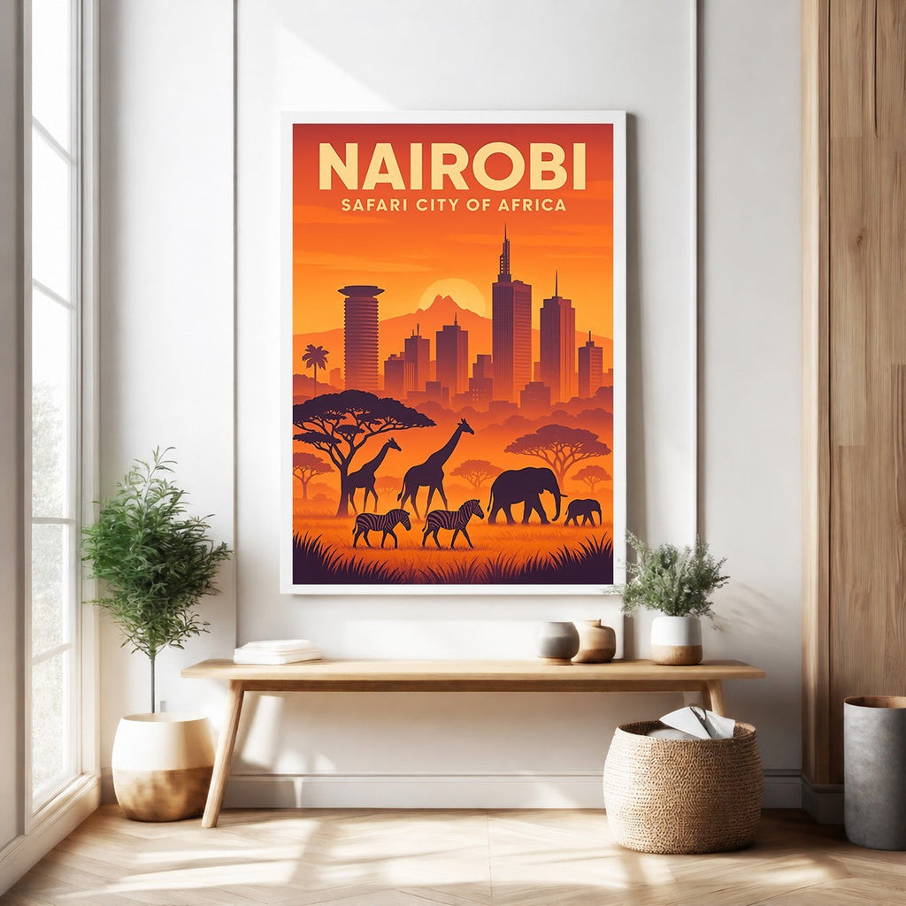 Nairobi Safari City Of Africa Poster