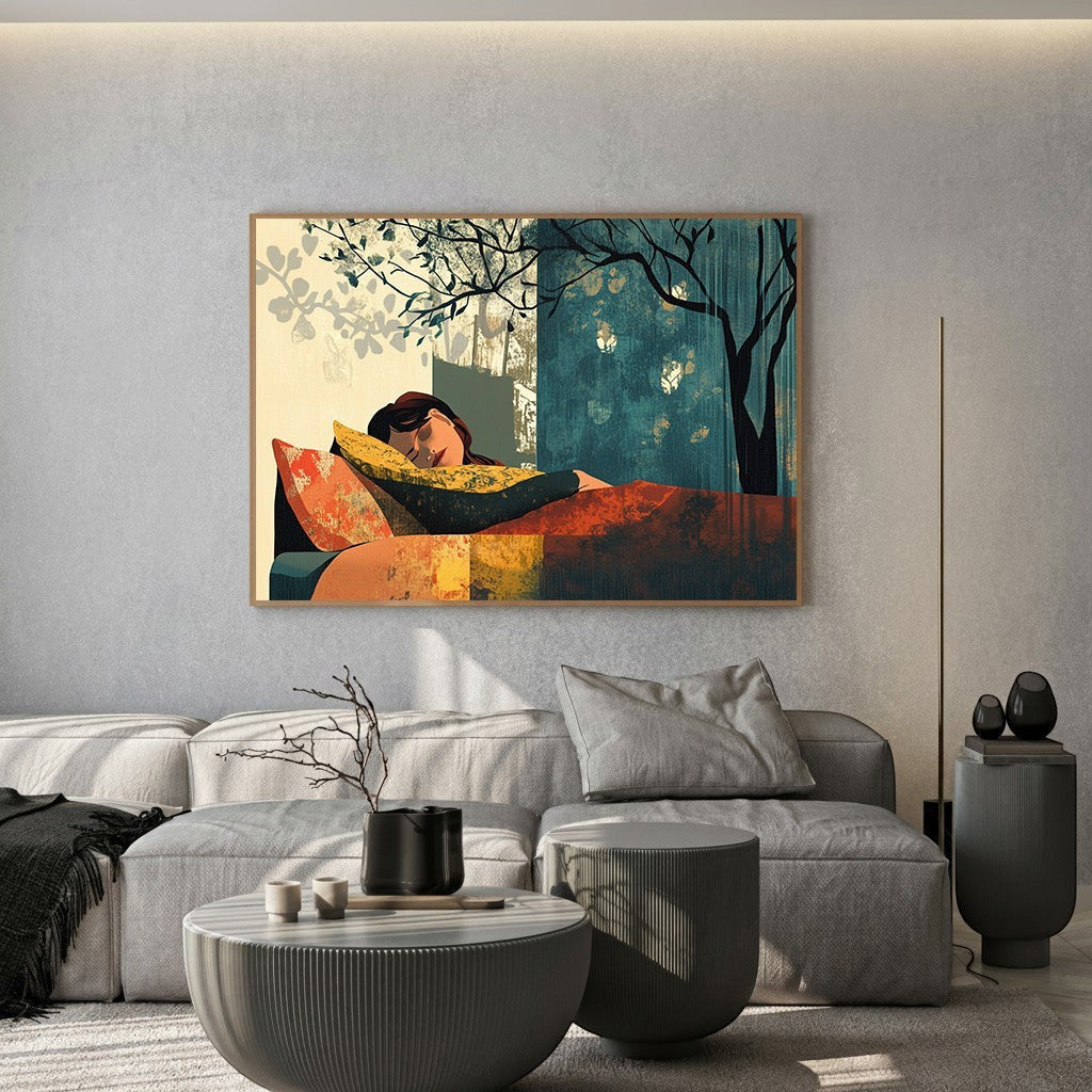 Peaceful Slumber Under The Trees Wall Art