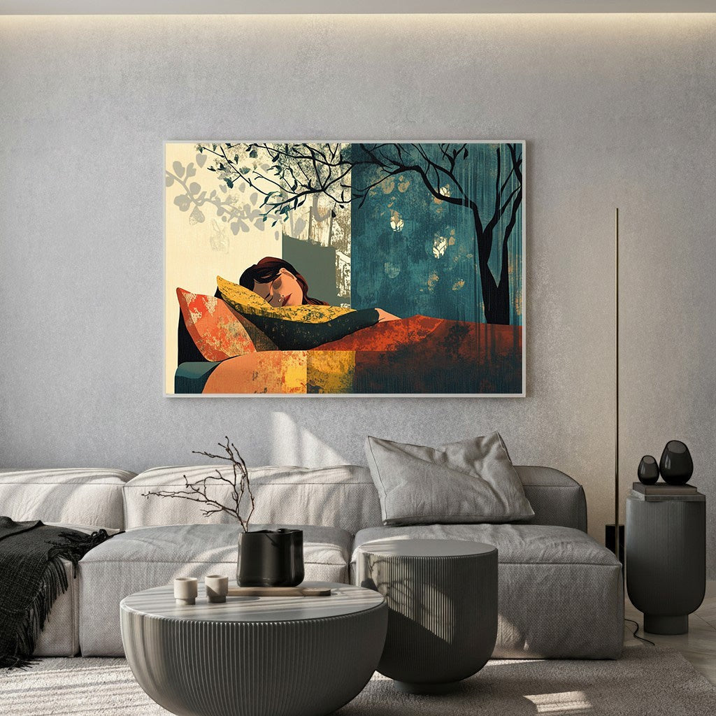 Peaceful Slumber Under The Trees Wall Art