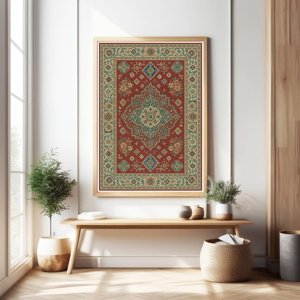 Traditional Persian Inspired Wall Tapestry
