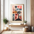 Tropical Landscape Collage Wall Art