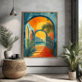 Archway Tropical Sunset Wall Art