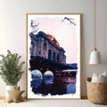 Union Station Winter Scene Art Print
