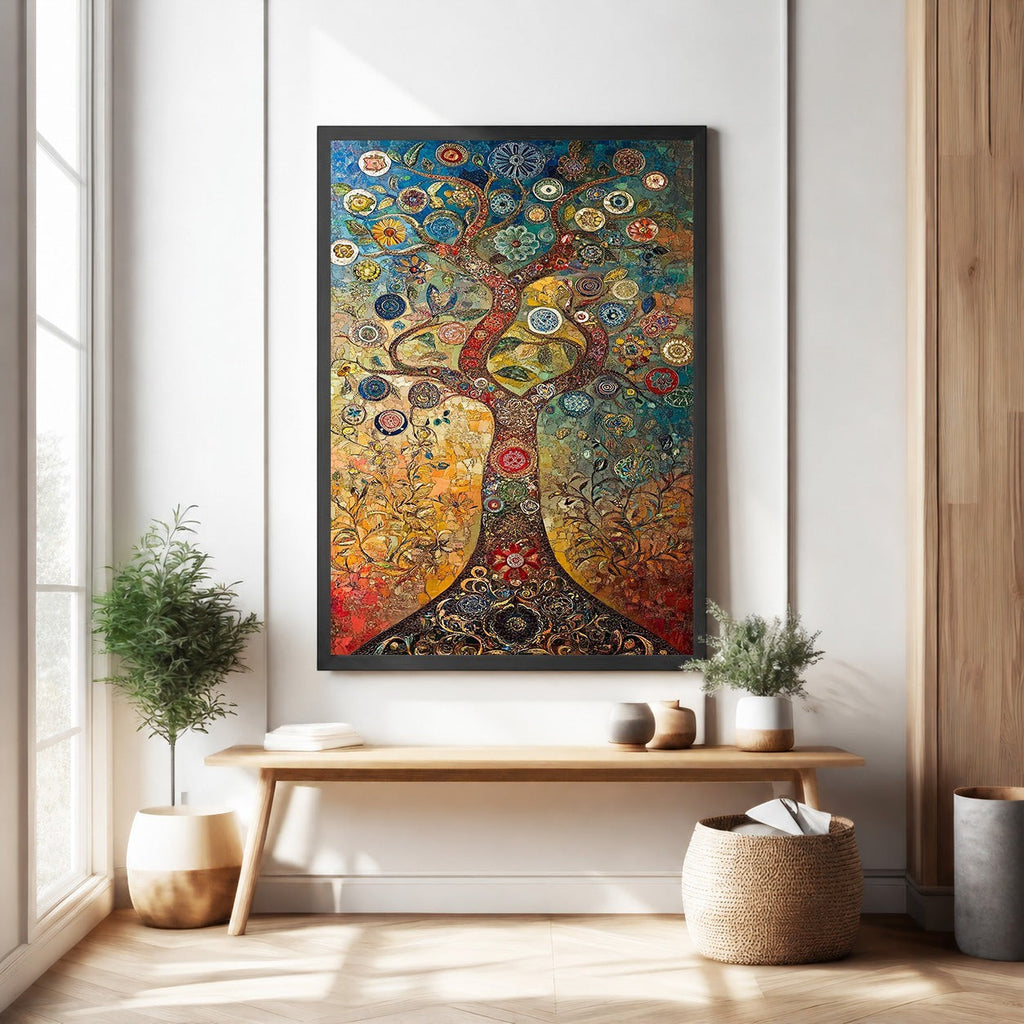 Vibrant Tree Of Life Wall Art