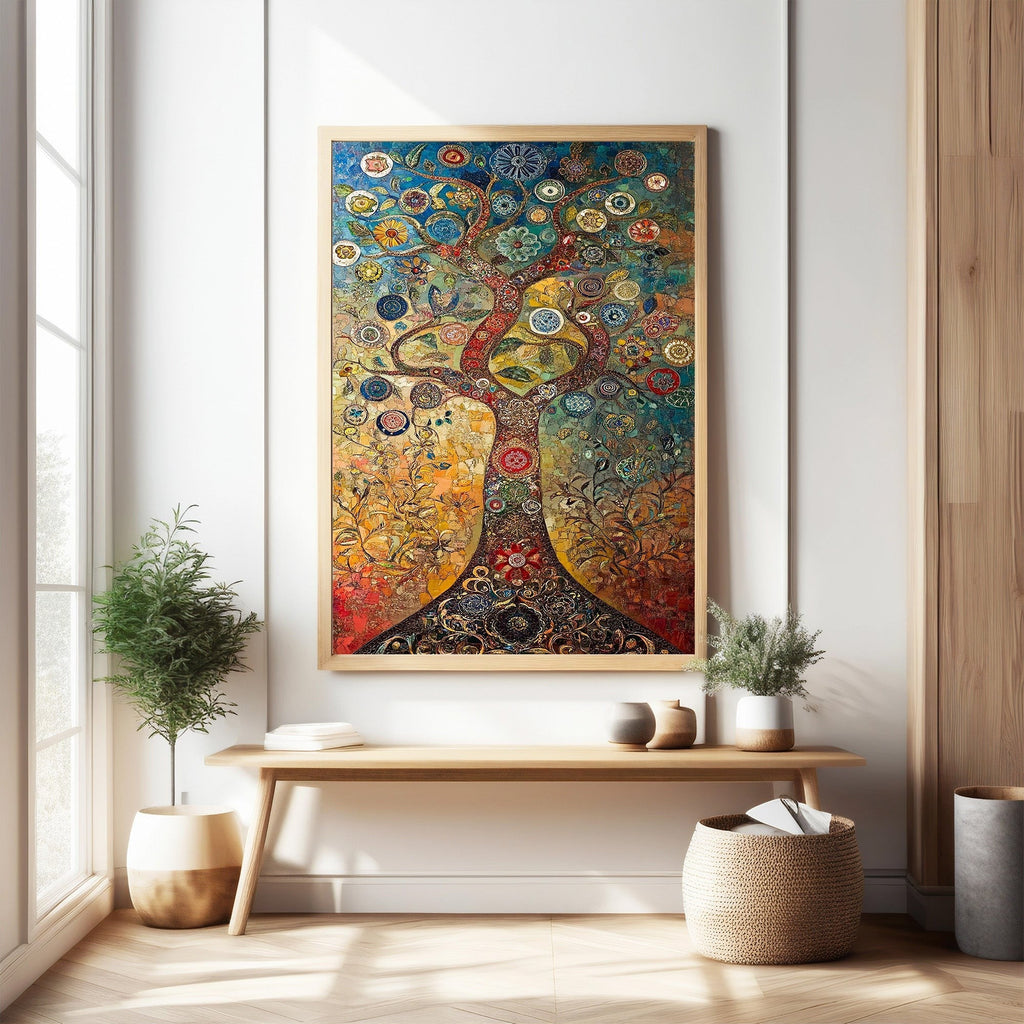 Vibrant Tree Of Life Wall Art
