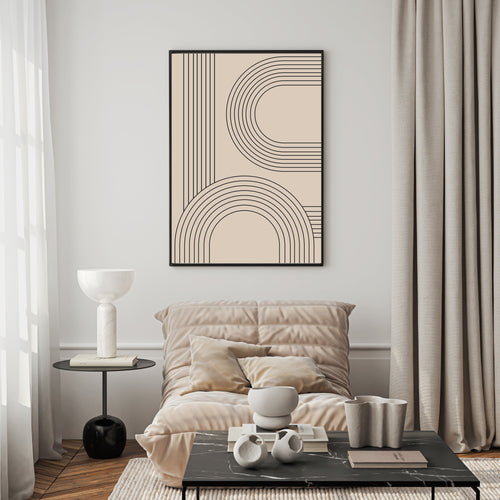 Abstract Arch Geometric Wall Art