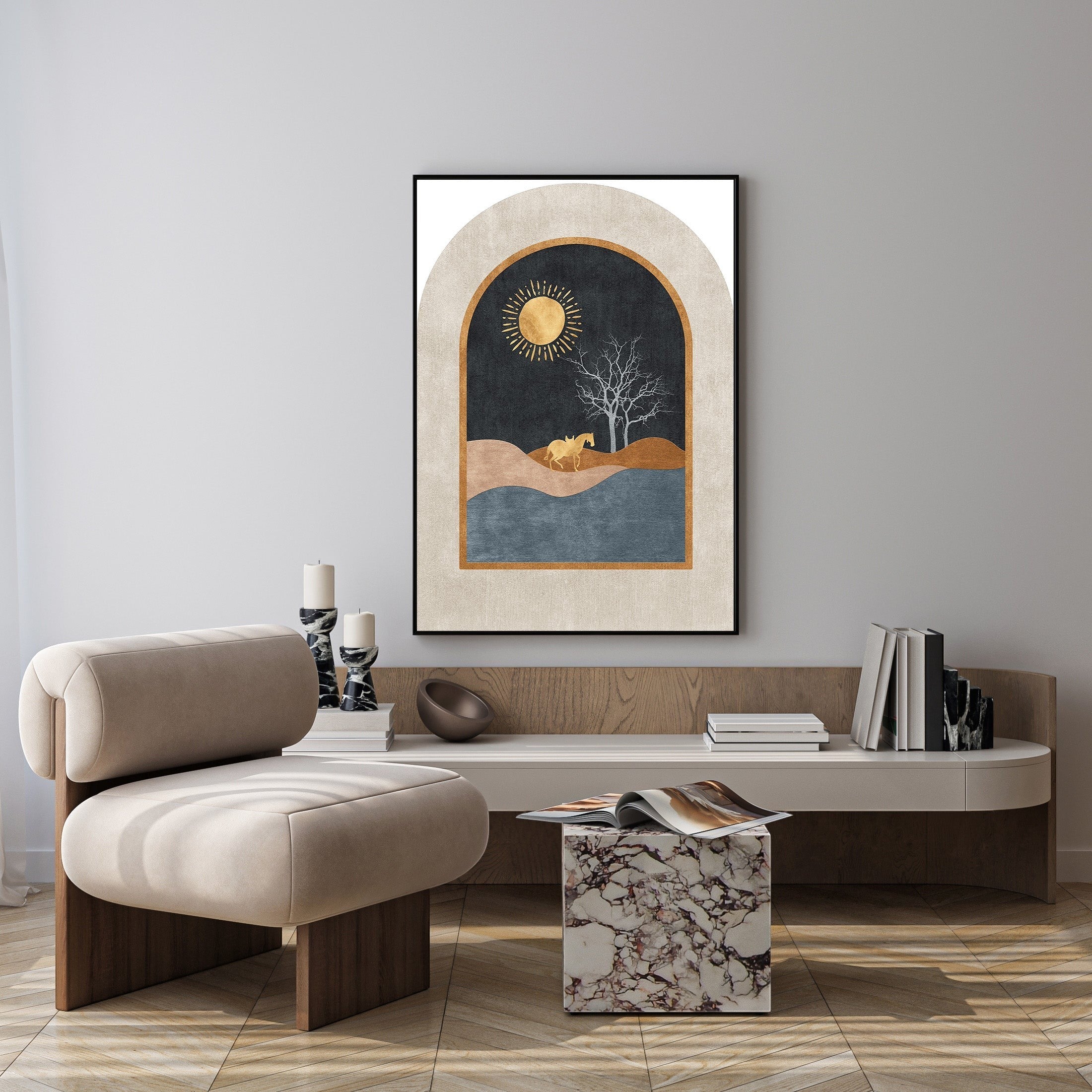 Abstract Arch Landscape Wall Art