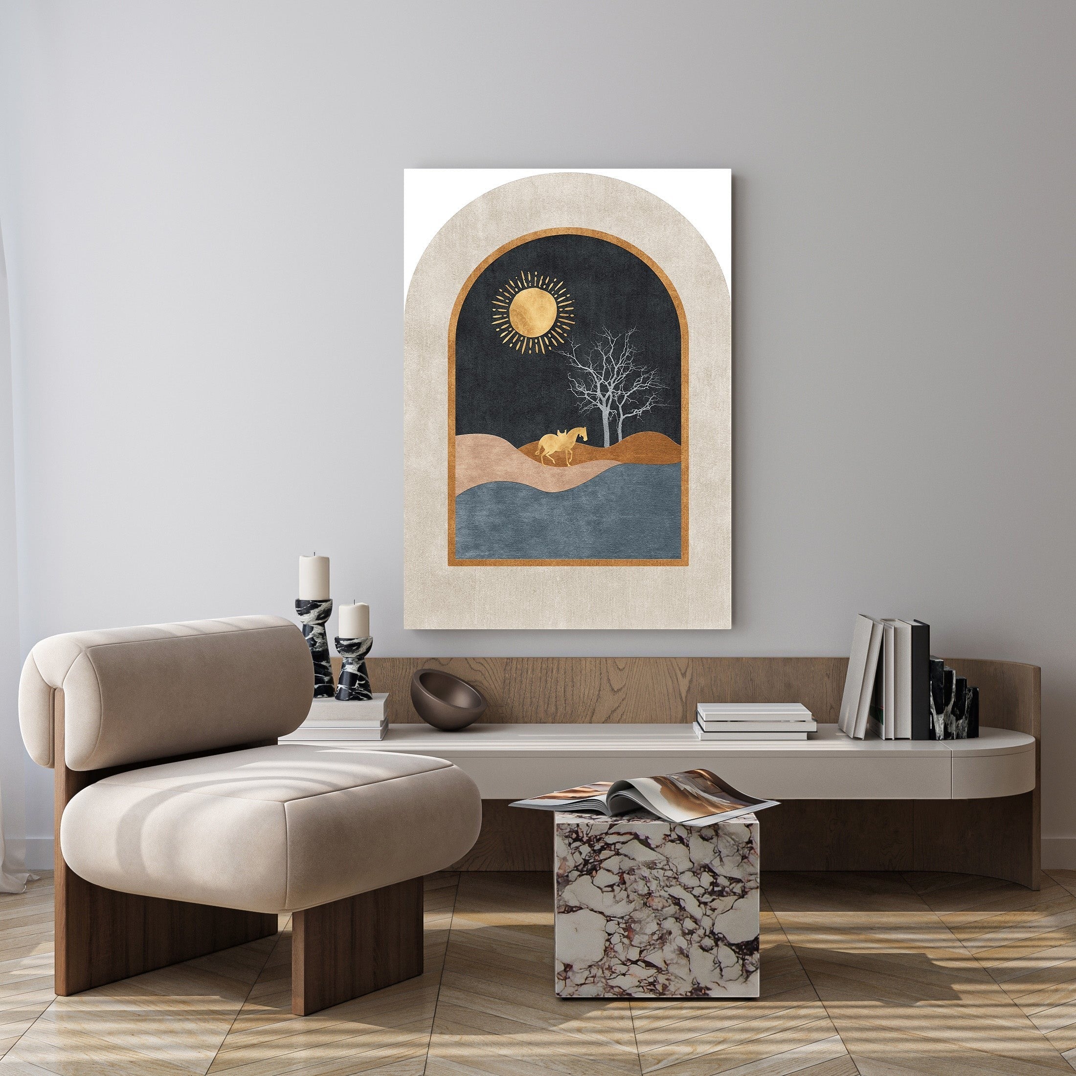 Abstract Arch Landscape Wall Art