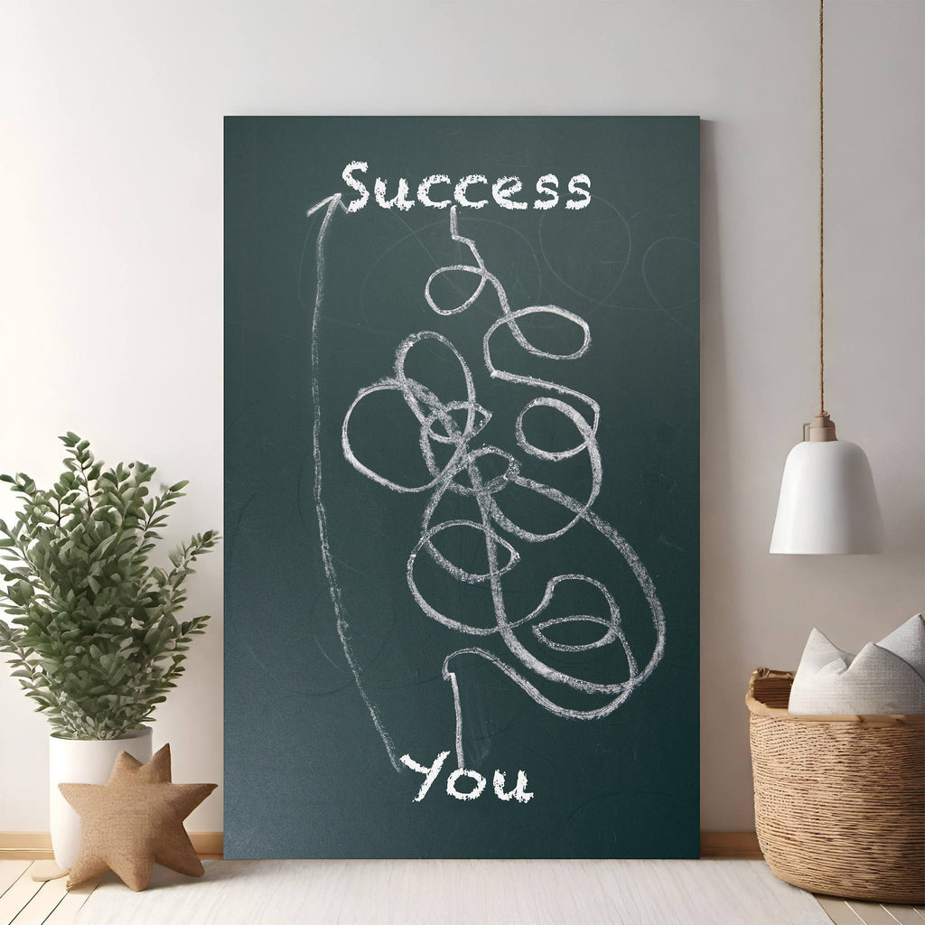 The Path To Success Abstract Art Print