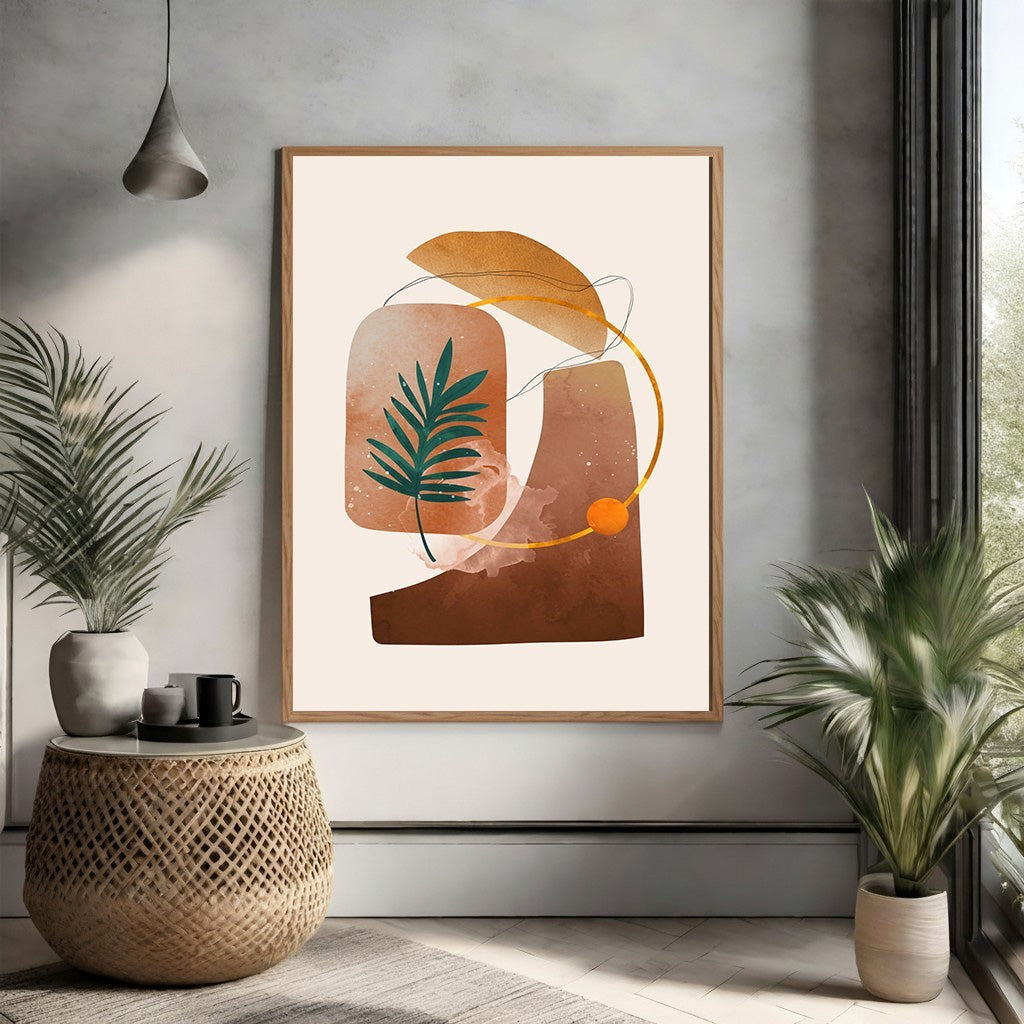 Abstract Botanical Wall Art