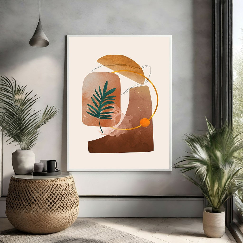 Abstract Botanical Wall Art