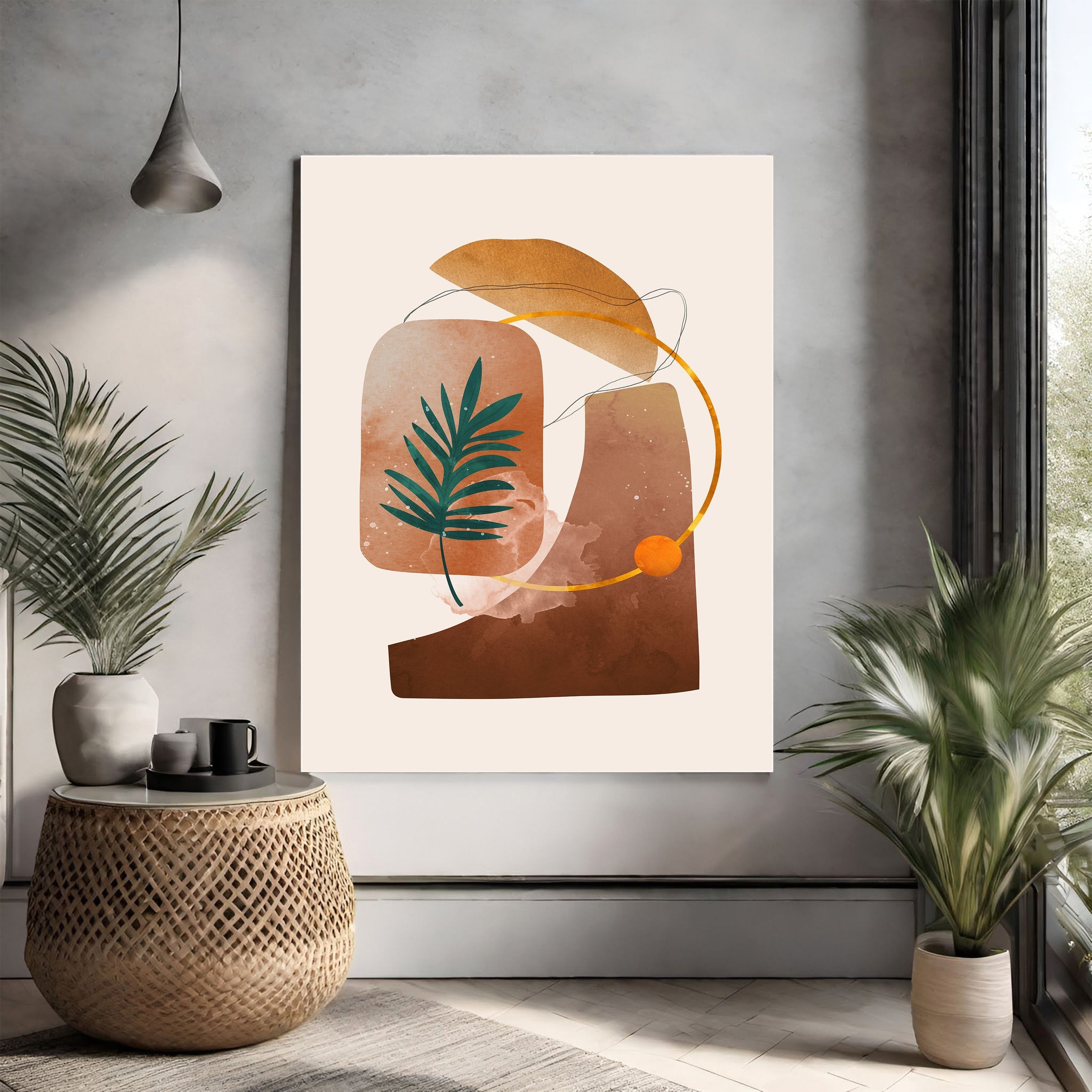 Abstract Botanical Wall Art