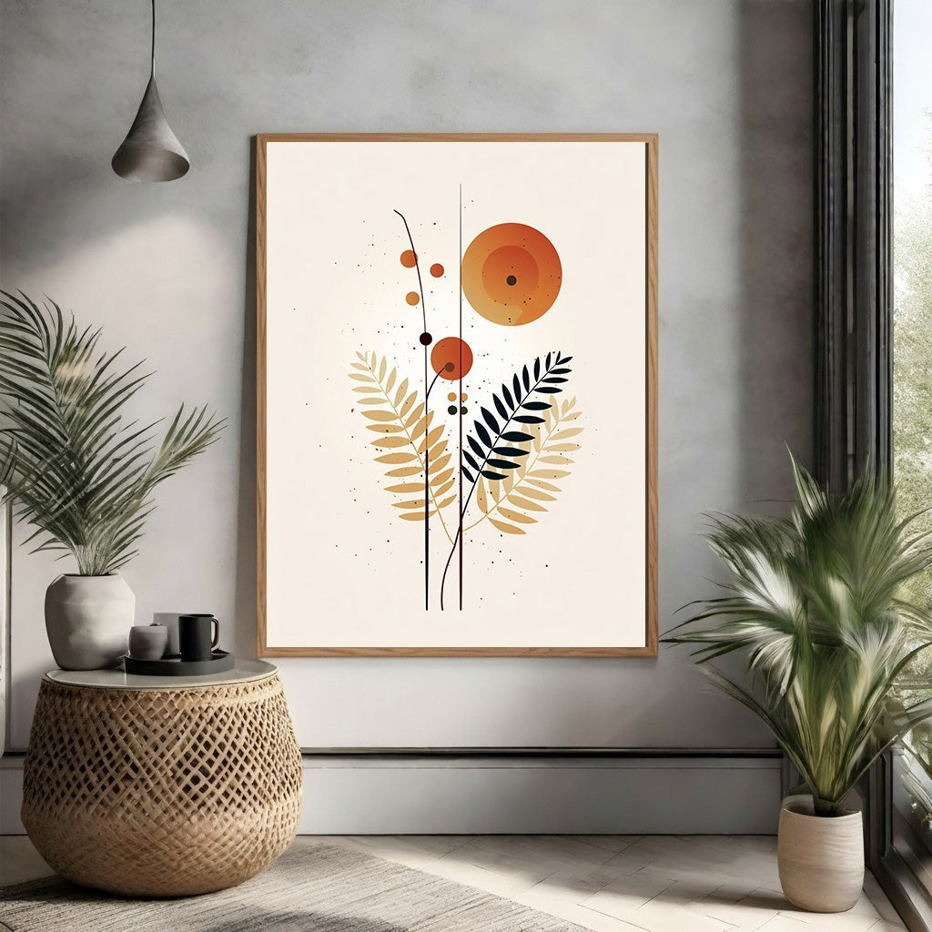 Abstract Botanical Wall Art