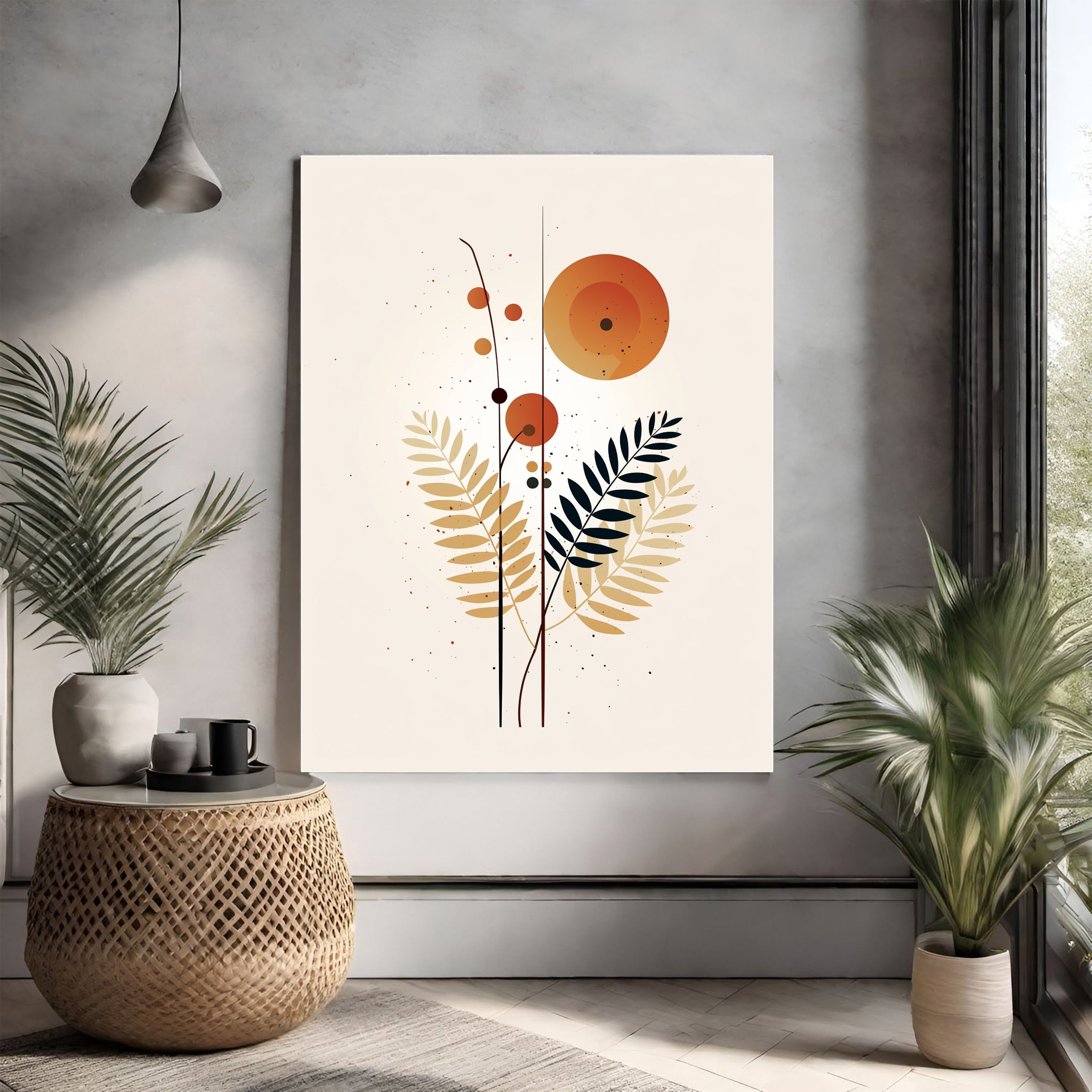 Abstract Botanical Wall Art