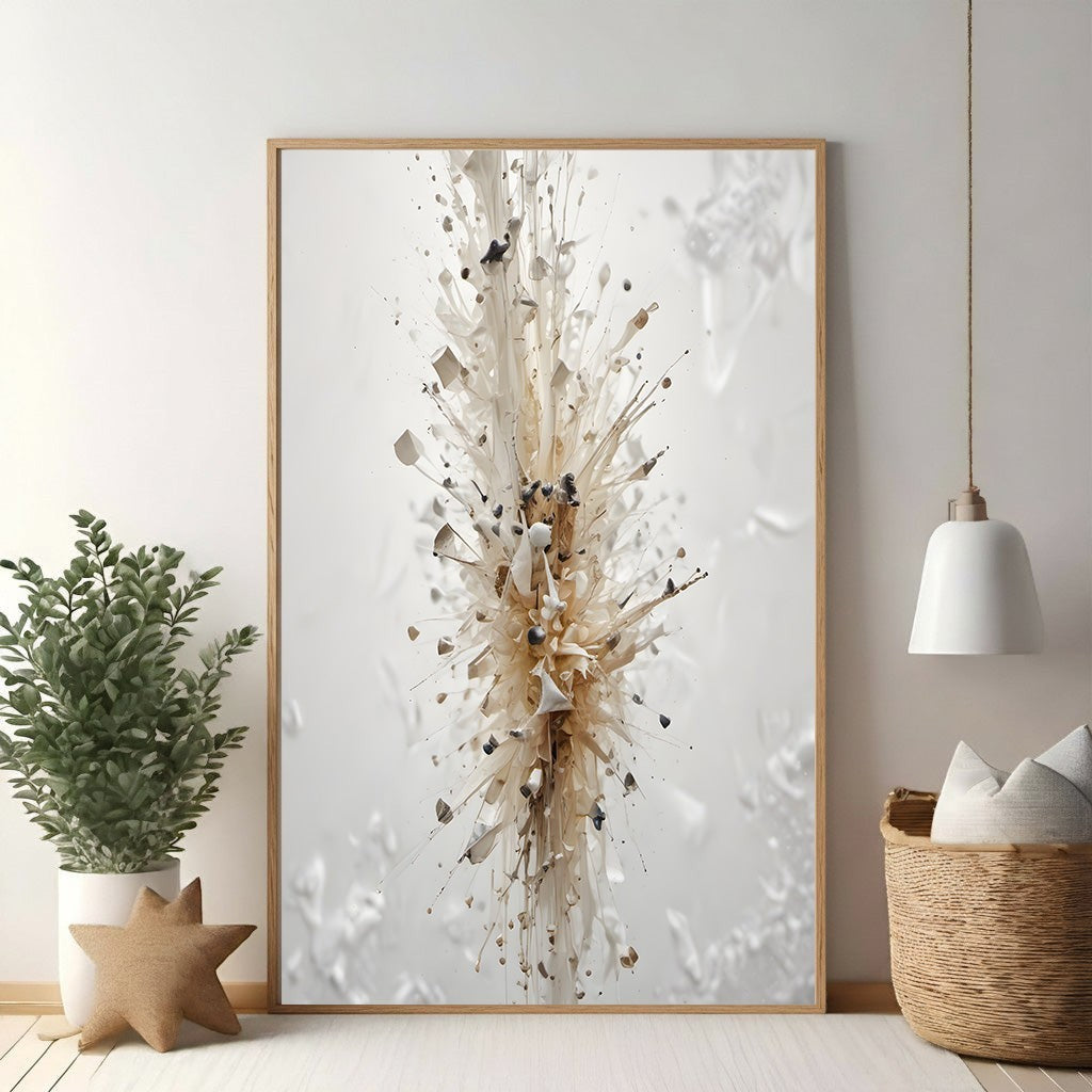Abstract Burst Wall Art