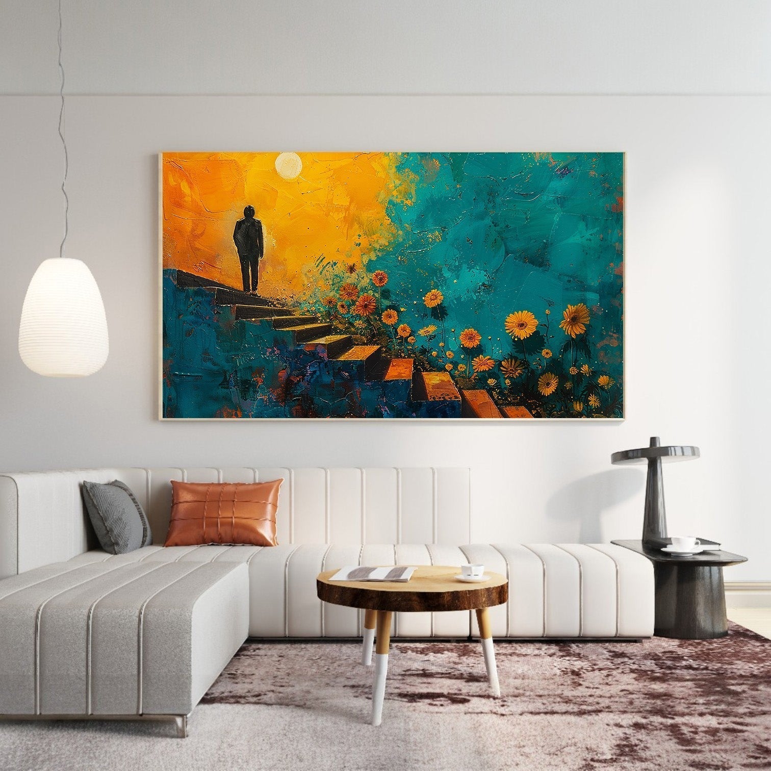 Abstract Stairway To The Sun Wall Art