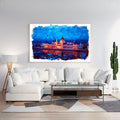 Abstract Cityscape Canvas Wall Art