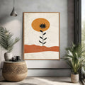 Abstract Desert Bloom Wall Art