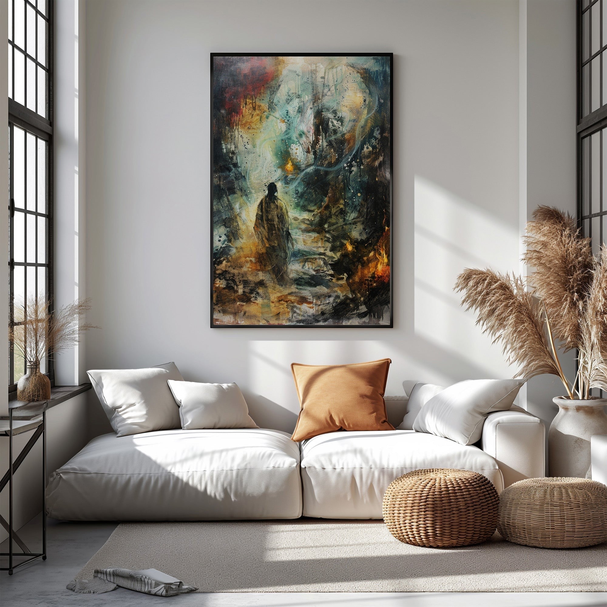 Abstract Figurative Landscape Wall Art