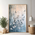 Abstract Flock Of Birds Wall Art