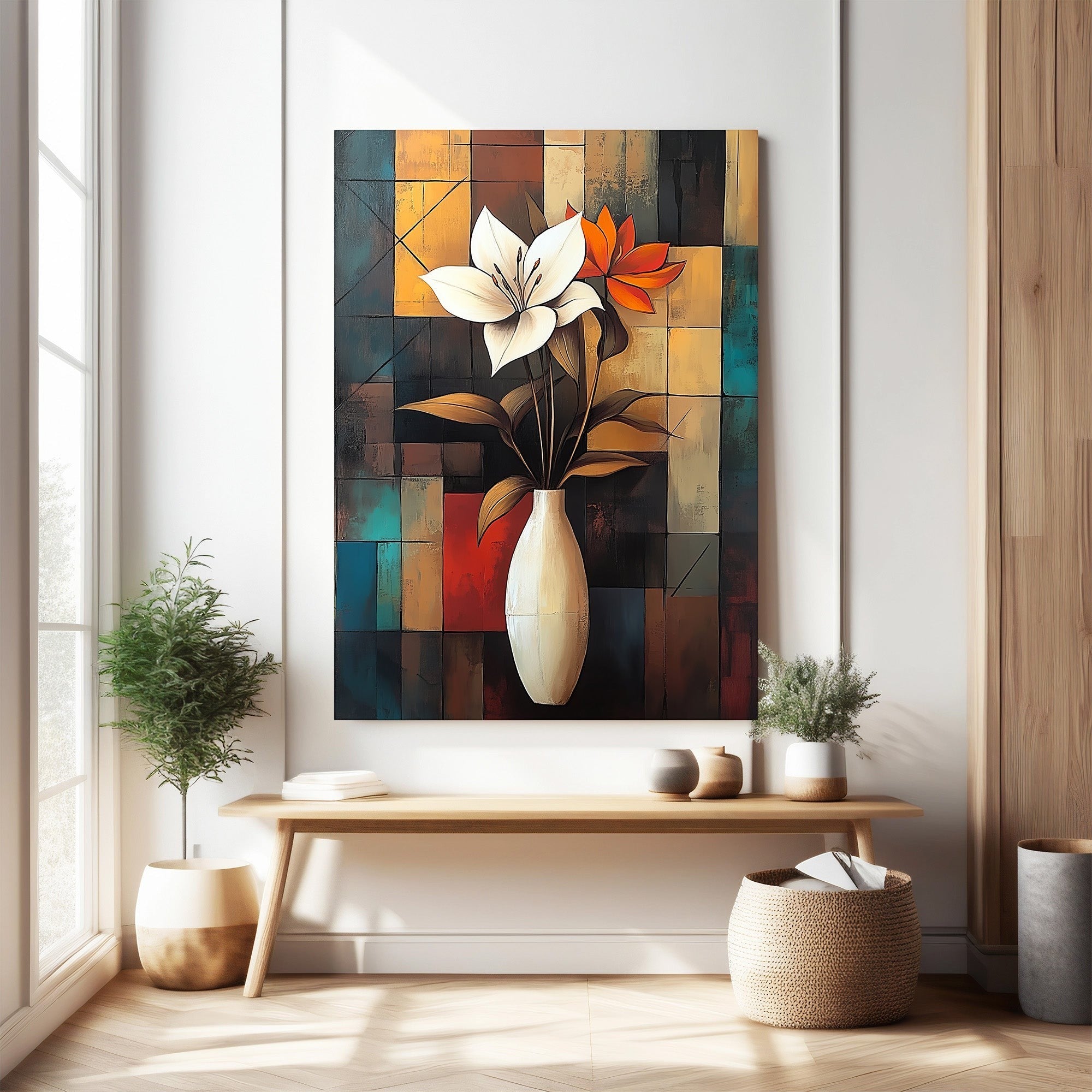 Abstract Floral Still Life Wall Art