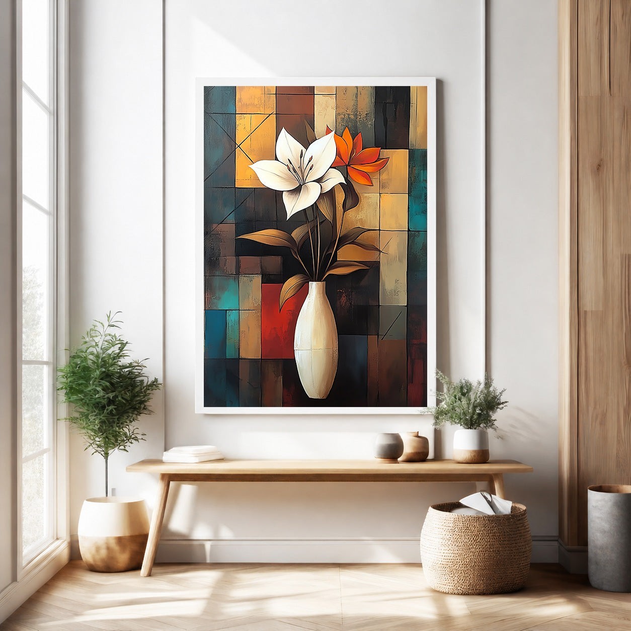Abstract Floral Still Life Wall Art