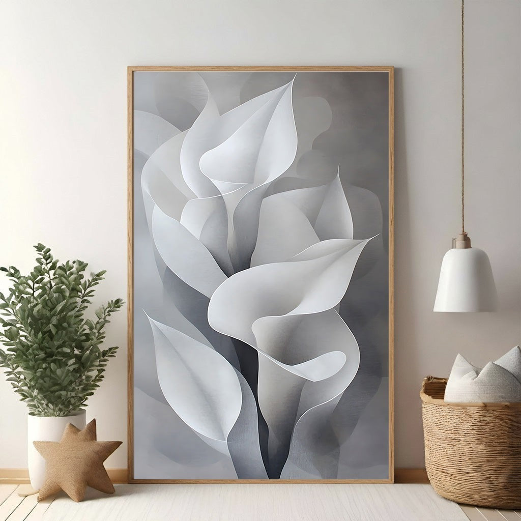 Abstract Floral Wall Art