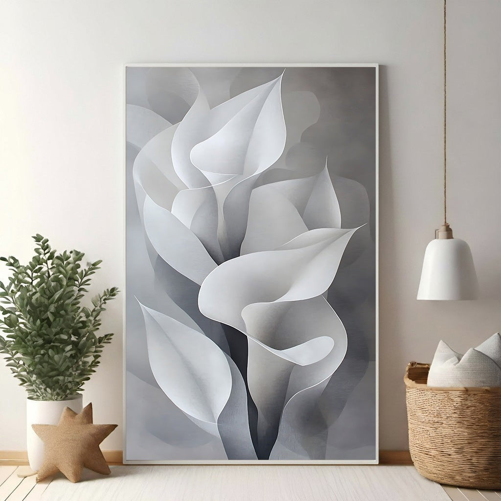 Abstract Floral Wall Art