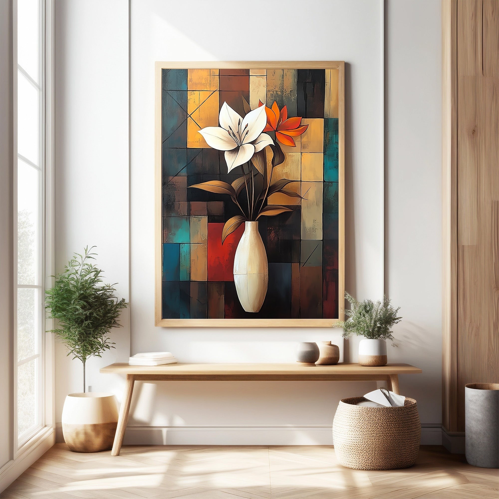 Abstract Floral Still Life Wall Art