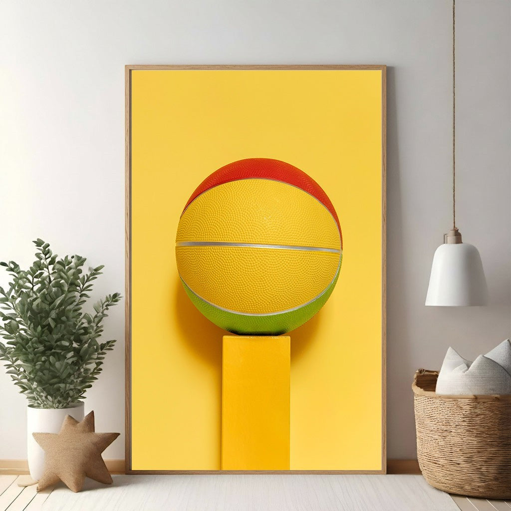 Abstract Geometric Sphere Art