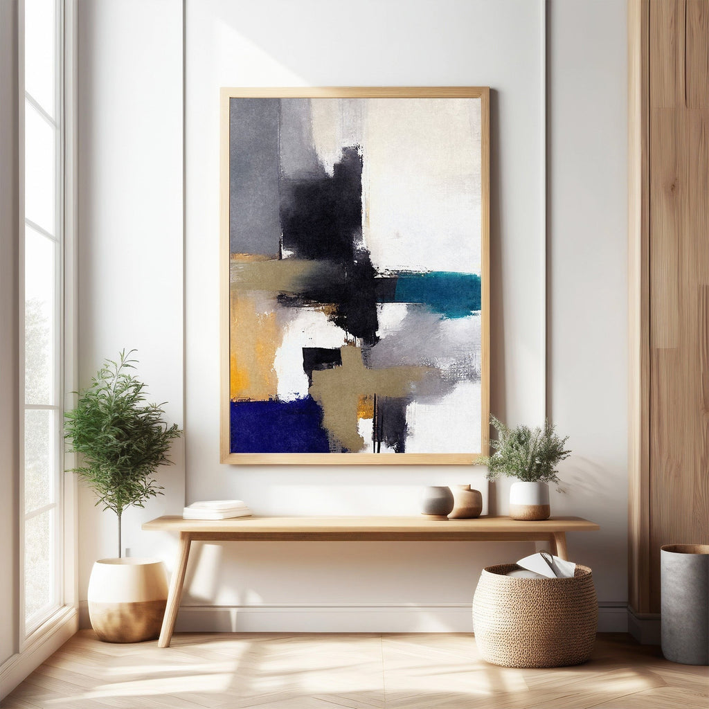 Abstract Geometric Canvas Wall Art