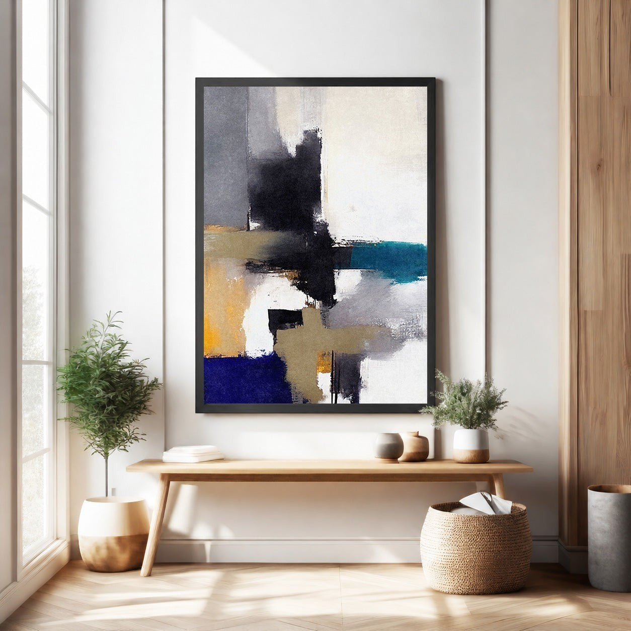 Abstract Geometric Canvas Wall Art