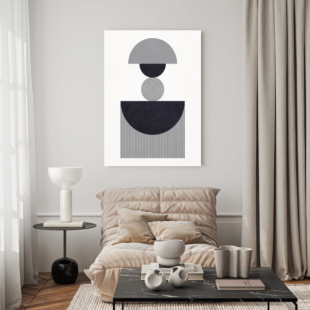 Abstract Geometric Composition Wall Art