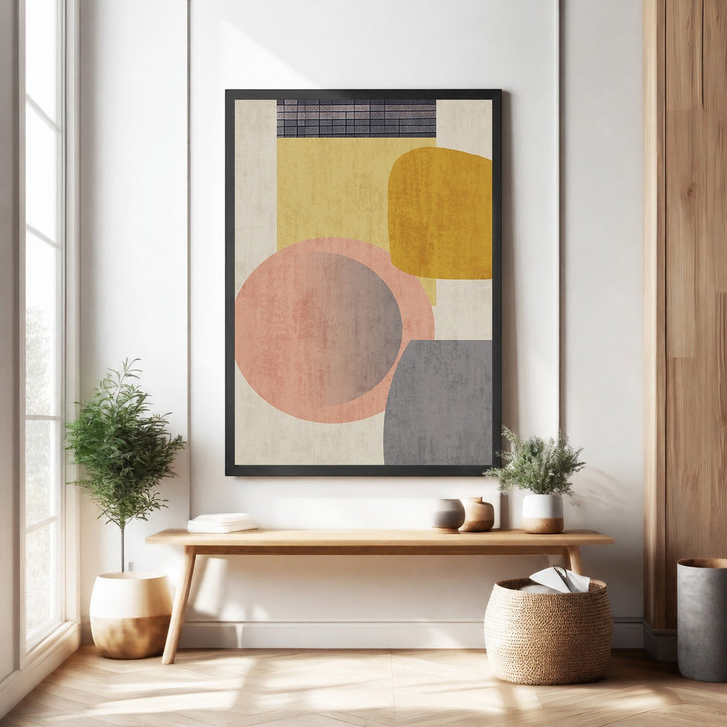 Abstract Geometric Shapes Wall Art