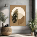Abstract Botanical Leaf Wall Art