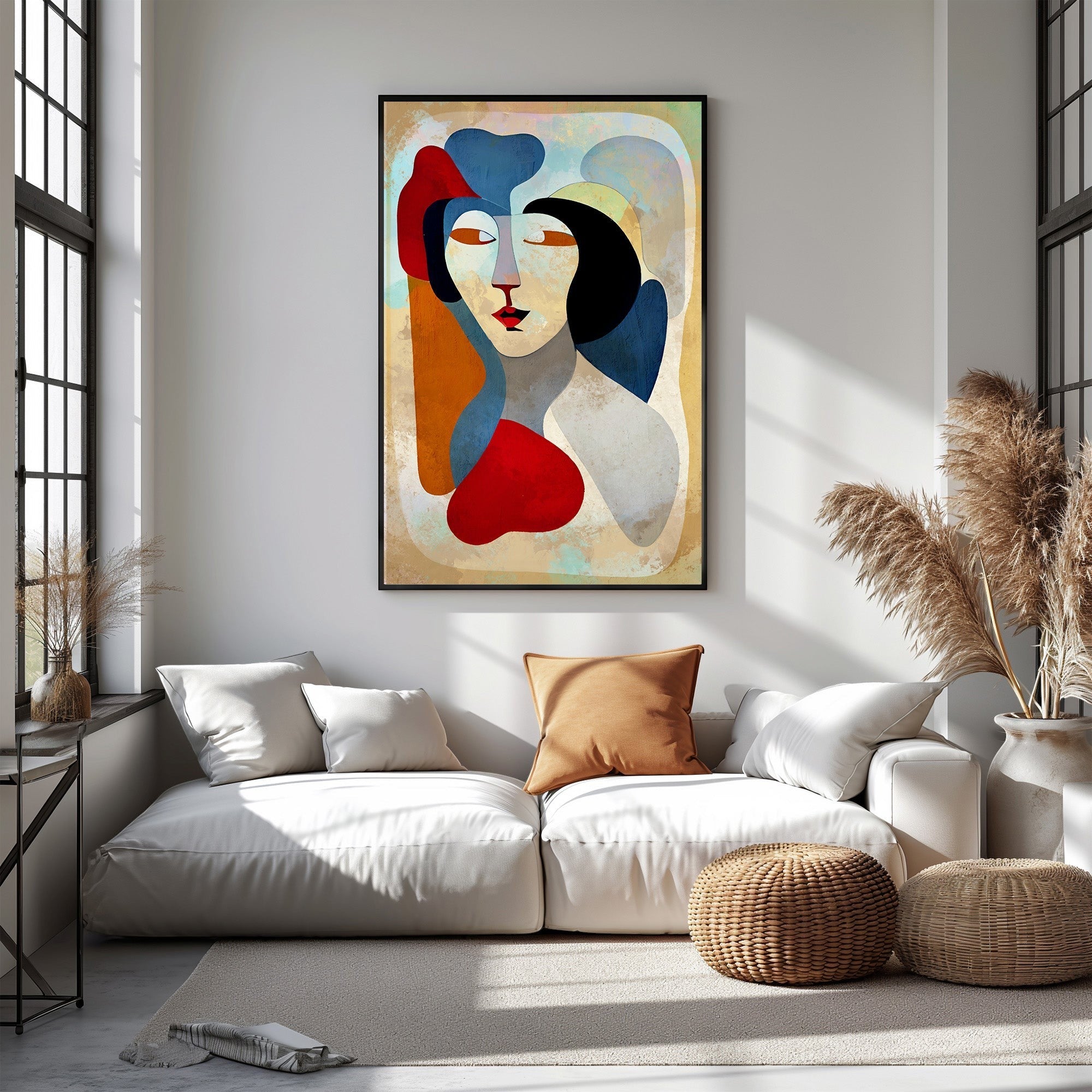 Abstract Portrait Wall Art