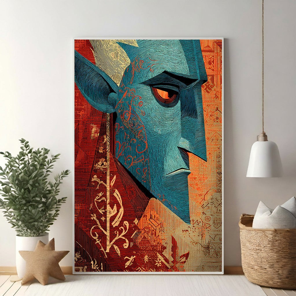 Abstract Portrait Wall Art