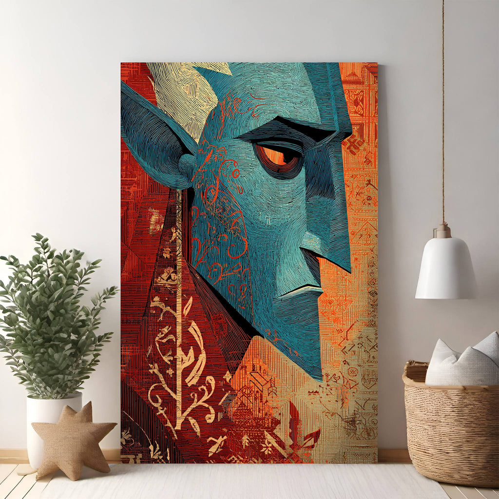 Abstract Portrait Wall Art
